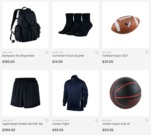 Demo product listing